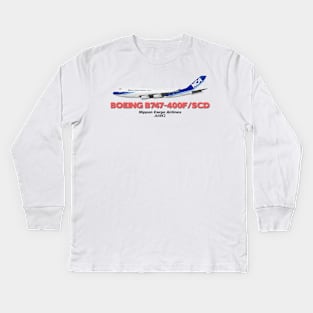 Boeing B747-400F/SCD - Nippon Cargo Airlines Kids Long Sleeve T-Shirt